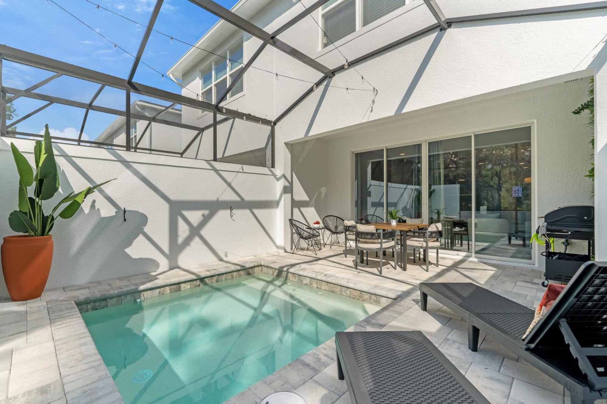Upstay - Modern Family Townhouse W Private Pool Orlando Extérieur photo